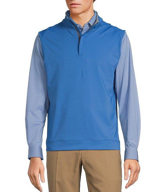 Roundtree & Yorke Performance Solid Quarter-Zip Vest Product Image