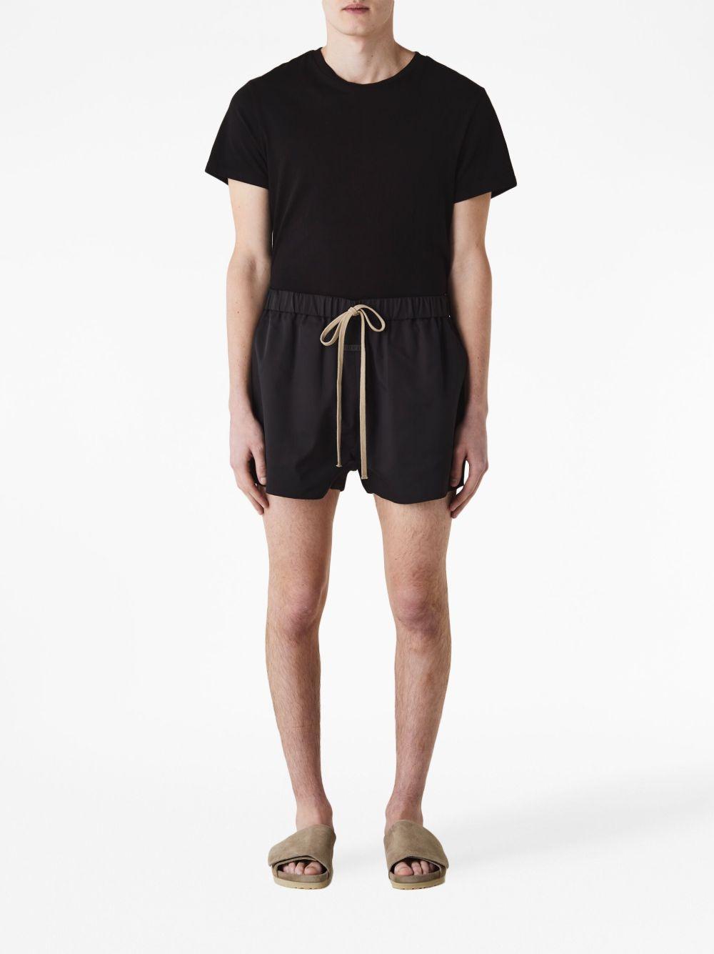 drawstring-waist short shorts Product Image
