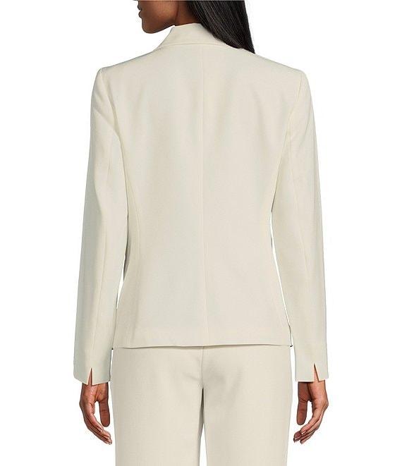 Kasper Notch Collar Crepe Blazer Product Image