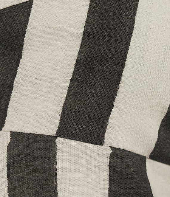 Mo Maya Stripe Sweetheart Neckline Sleeveless Coordinating Bra Top Product Image