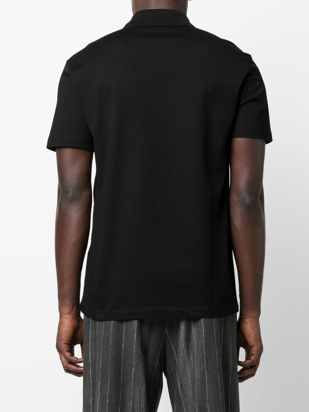 Medusa embroidered polo shirt Product Image