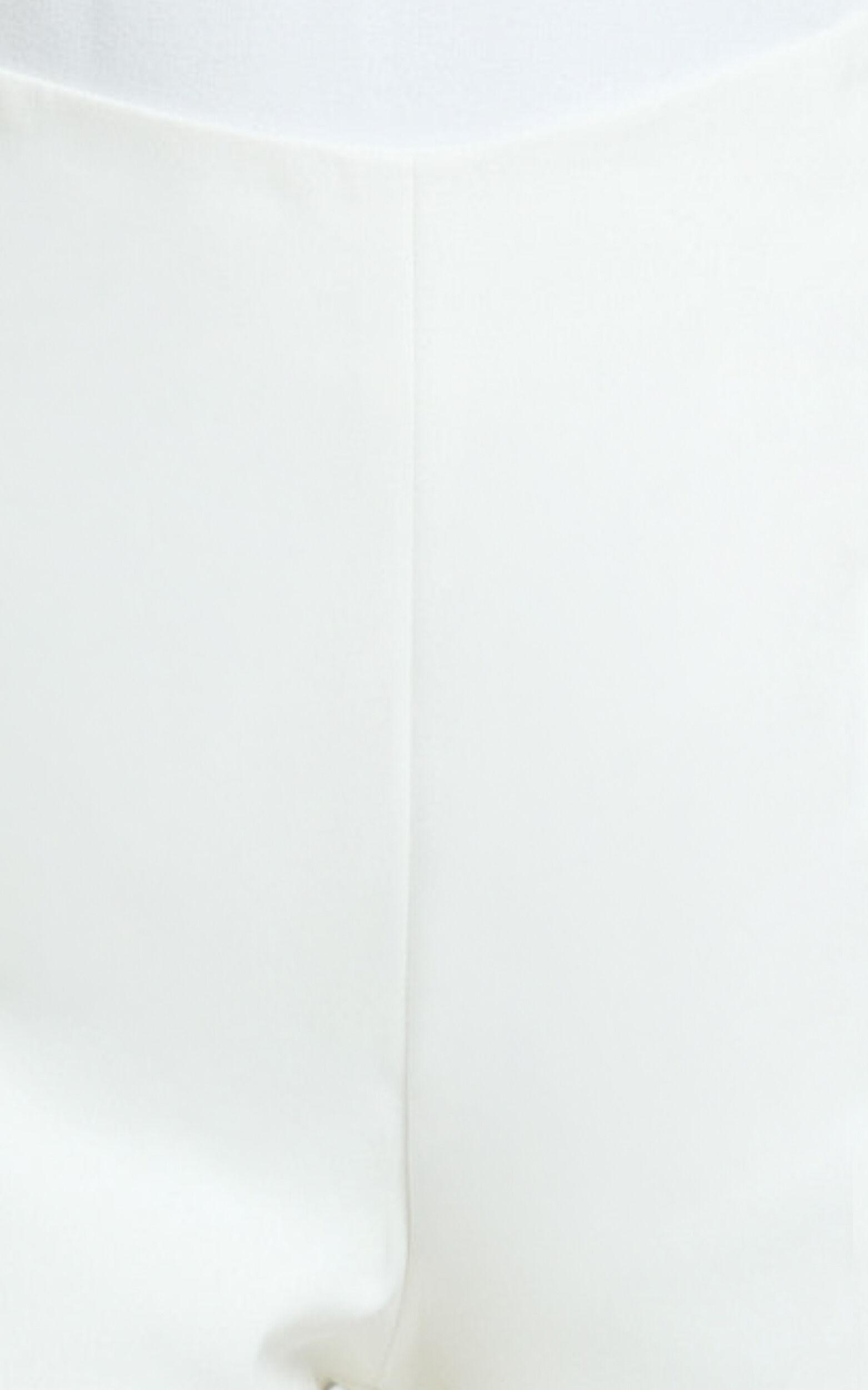 Cassandra Shorts - High Waisted Fitted Micro Shorts in White Product Image