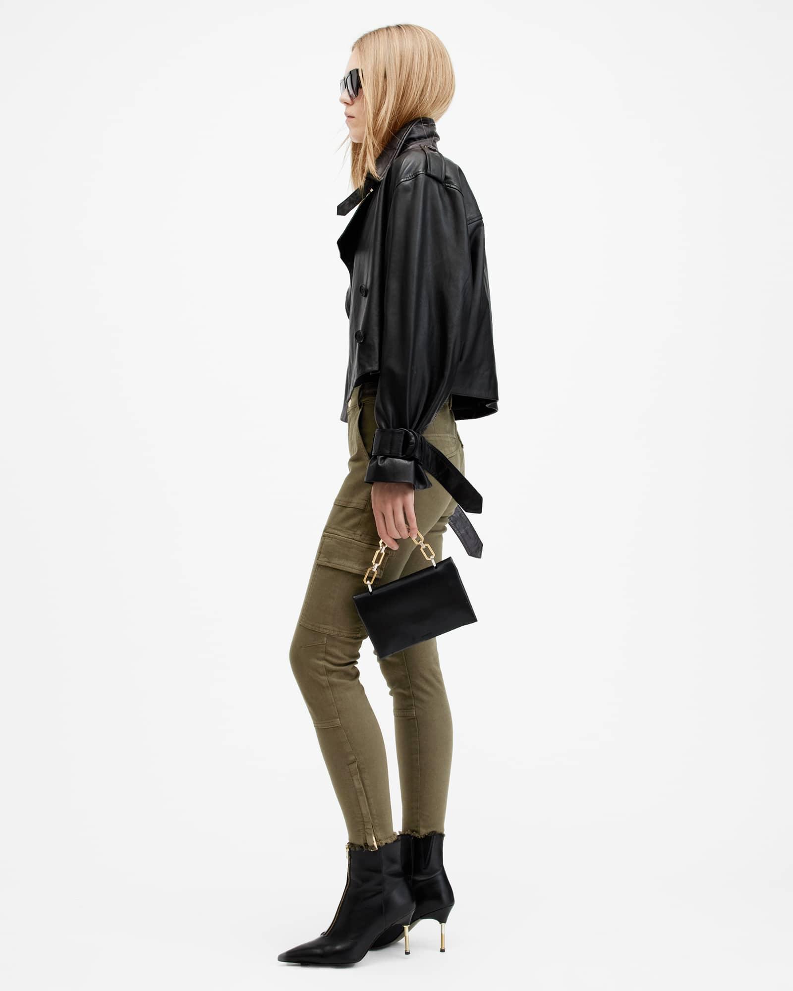 Duran Skinny Denim Cargo Jeans Product Image