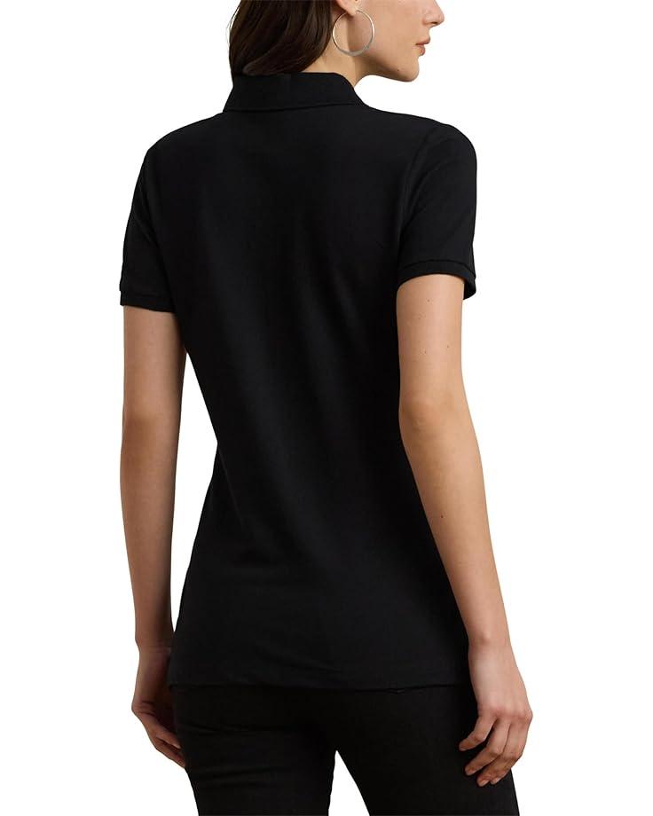 Floral-Logo Cotton Piqué Polo Shirt Product Image