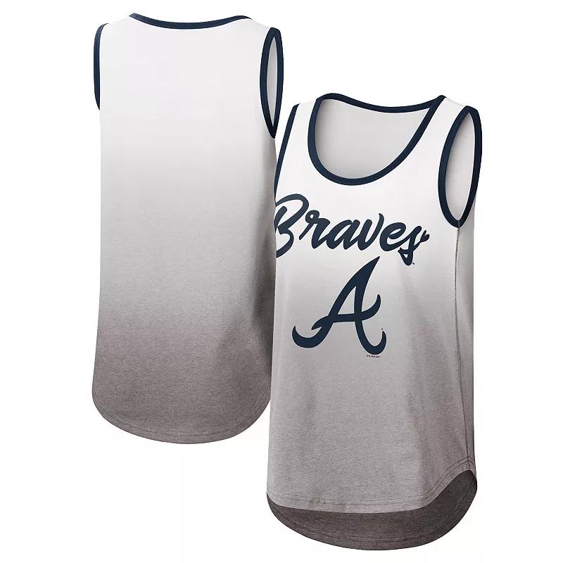 Women's G-III 4Her by Carl Banks White Atlanta Braves Logo Opening Day Tank Top,  Product Image