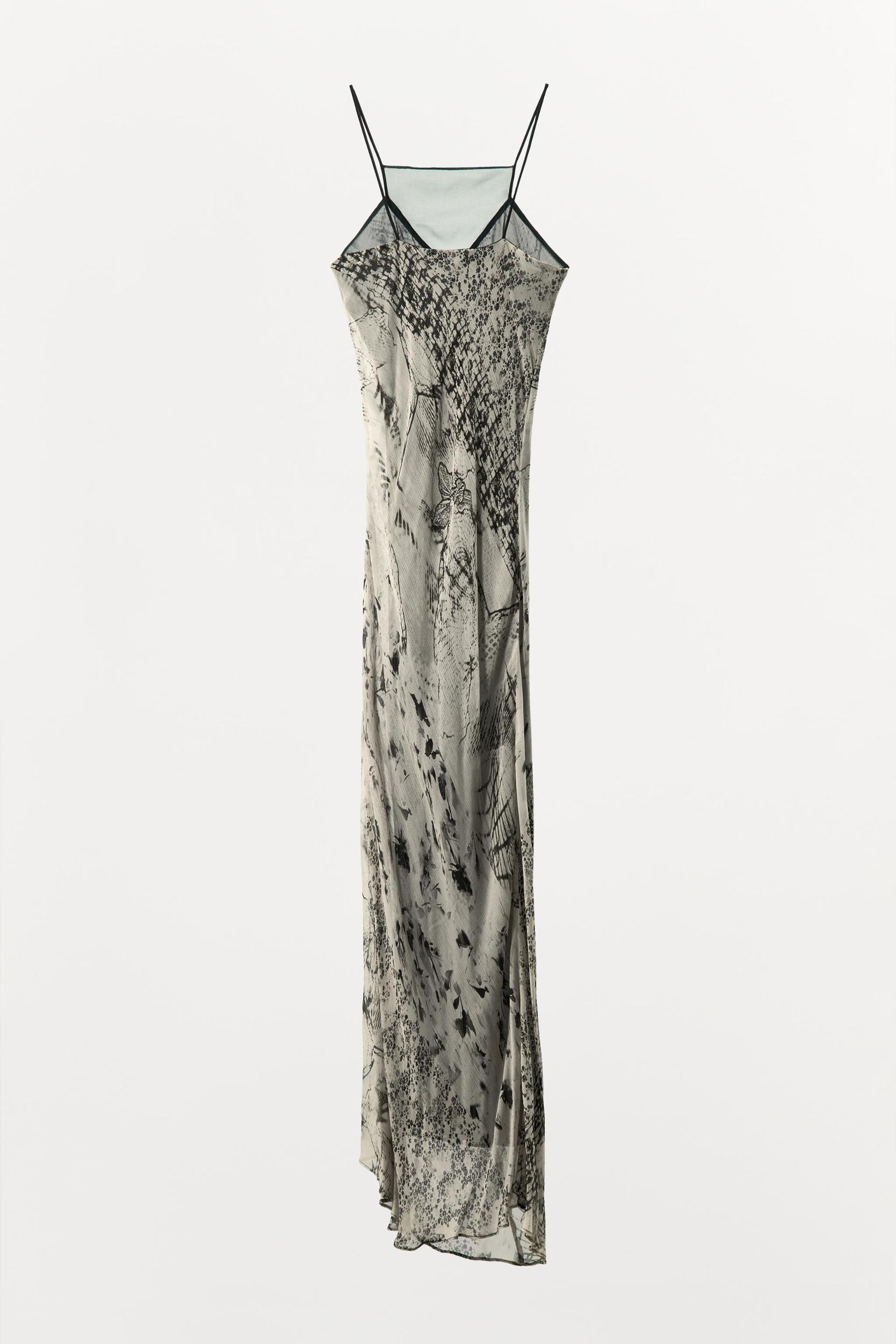 LONG PRINTED DRESS Product Image