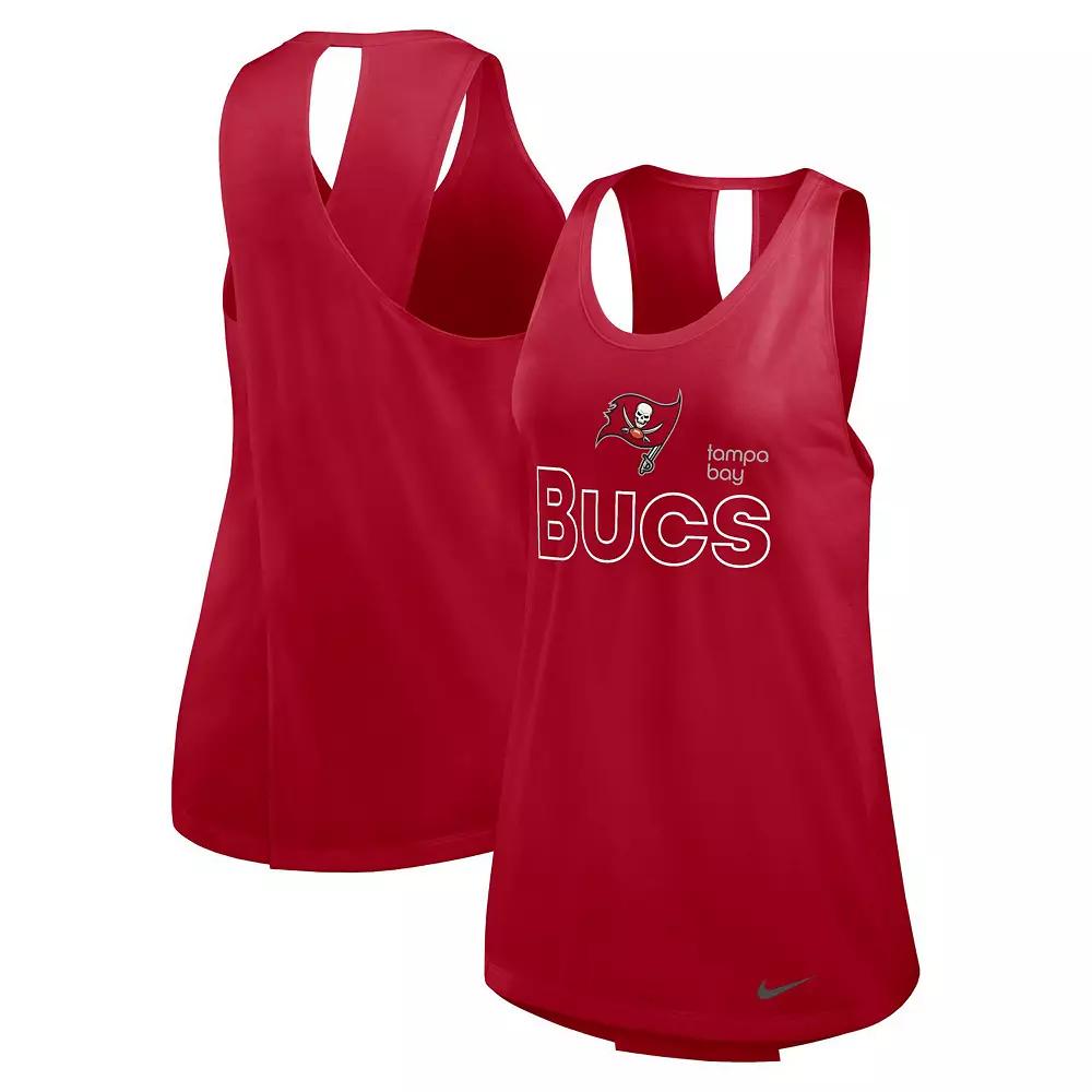 Women's Nike Red Tampa Bay Buccaneers Performance Tank Top,  Product Image
