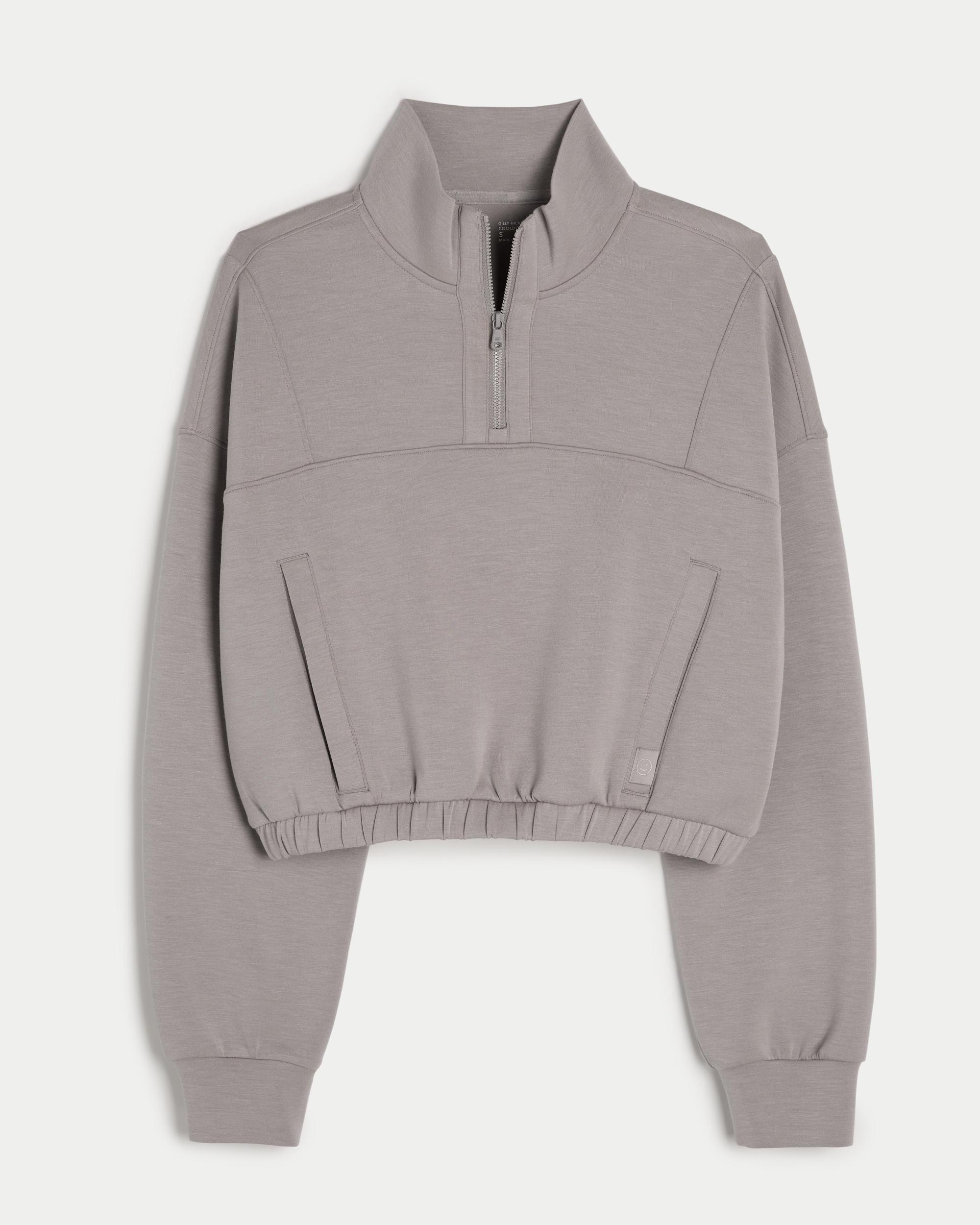 Gilly Hicks Active Cooldown Quarter-Zip Top Product Image