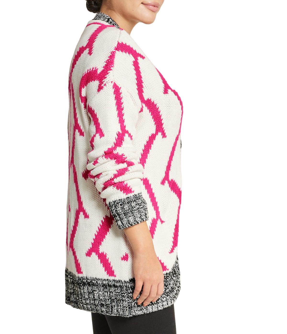Mixed Media Cardigan Product Image