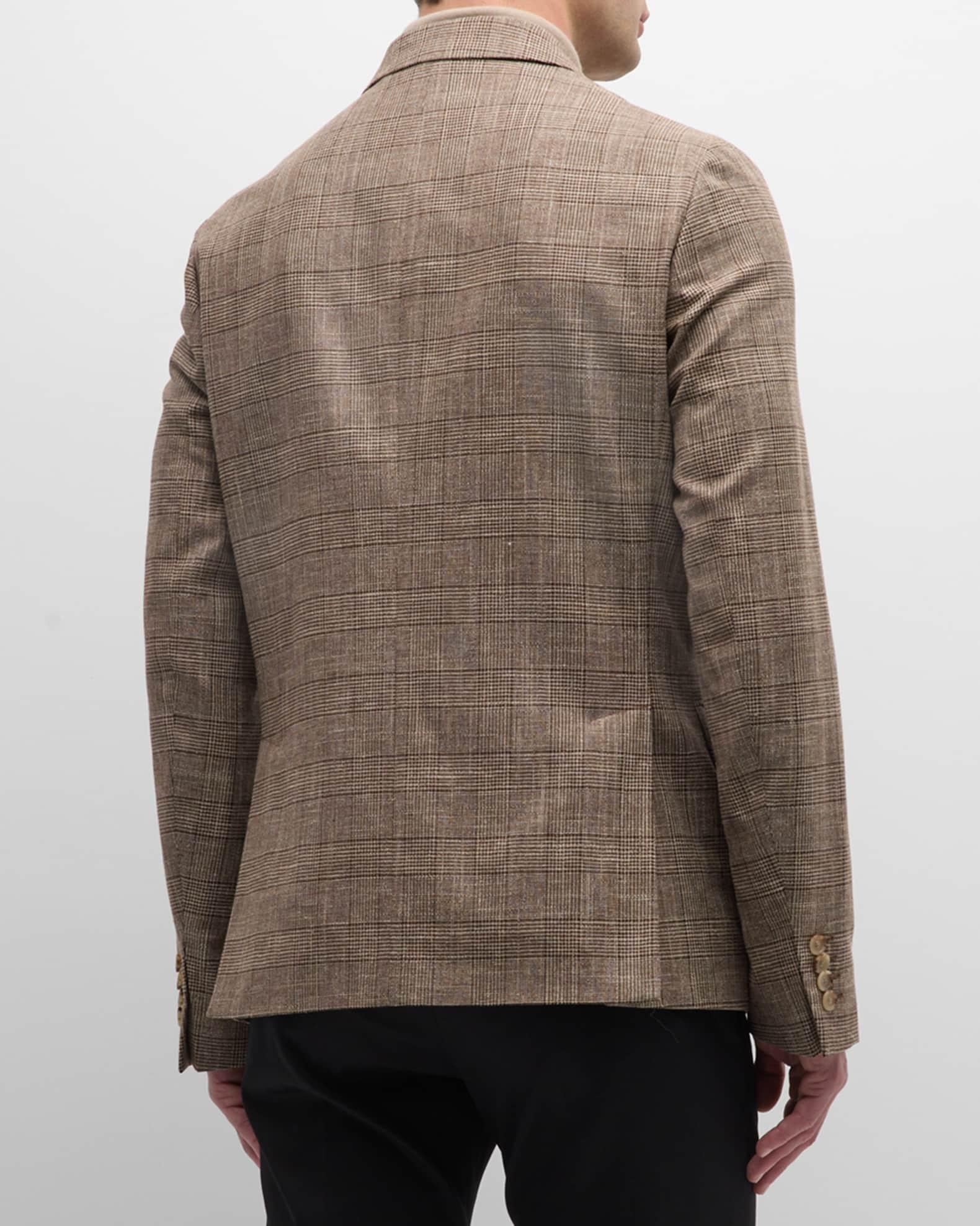 Men's Glen Check Two-Button Sport Coat Product Image