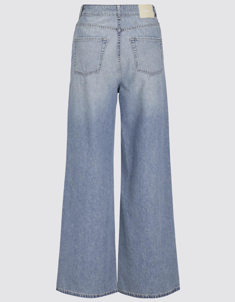 JJXX Tokyo Womens Wide Leg High Rise Jeans - LIGHT WASH Product Image