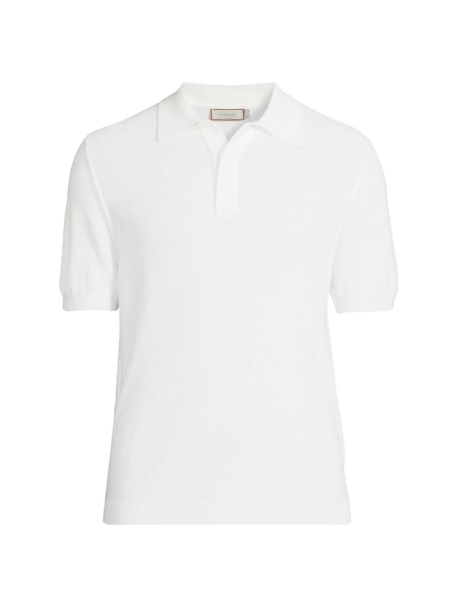 Mens Knit Polo Shirt Product Image