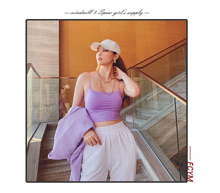 Cropped Padded Camisole Top Product Image