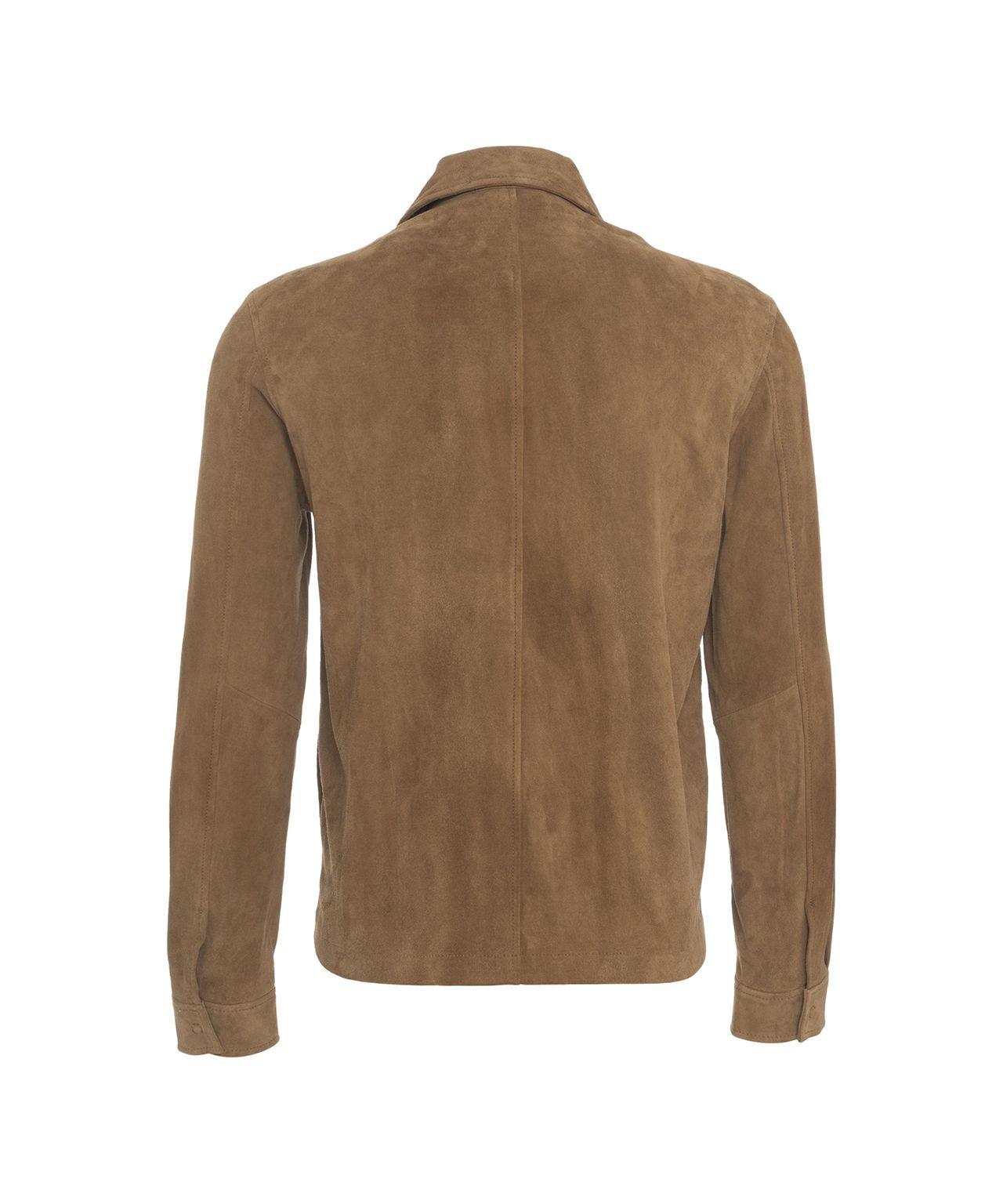 Suede leather jacket Product Image