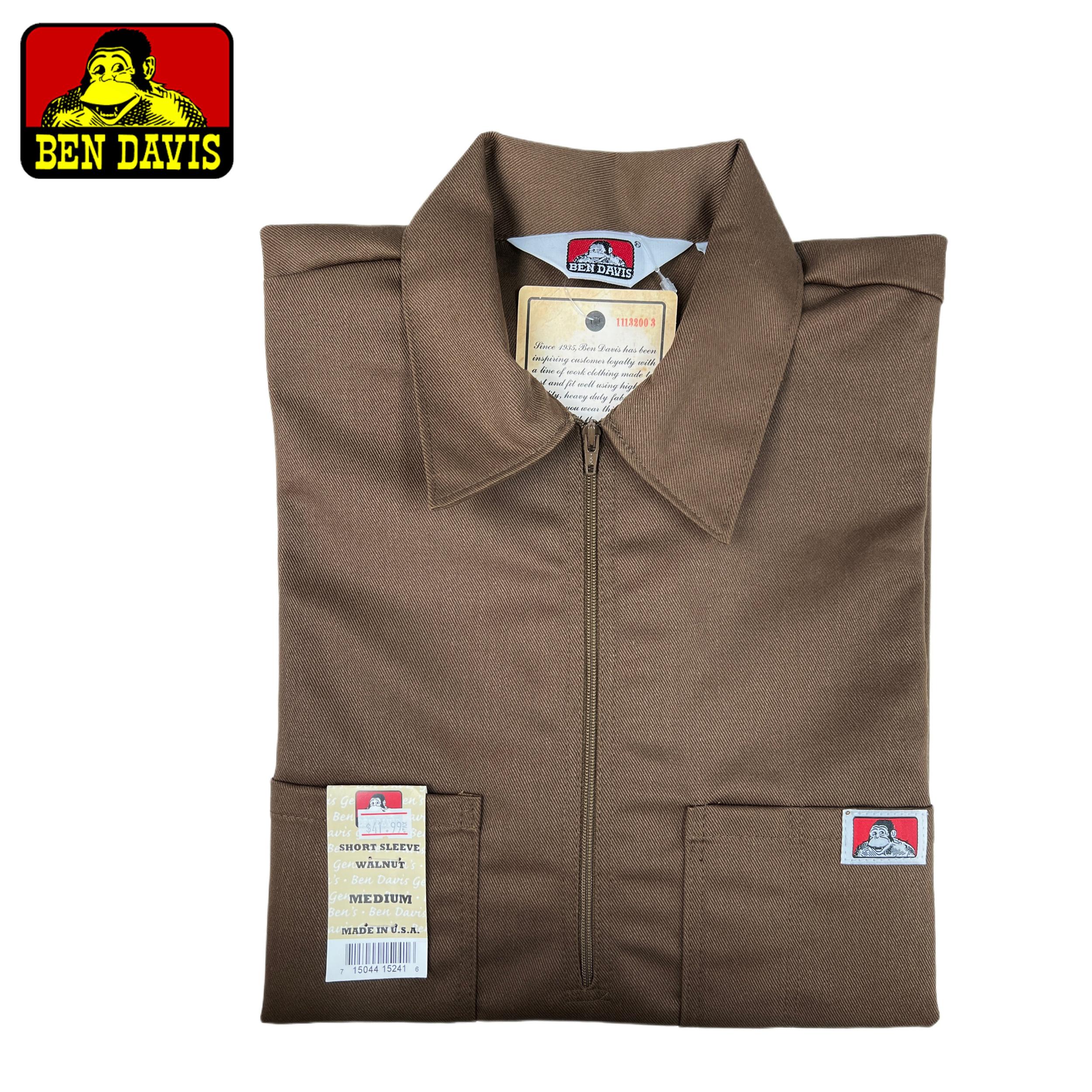 Ben Davis Short Sleeve Solid Half-Zip Shirt Male Product Image