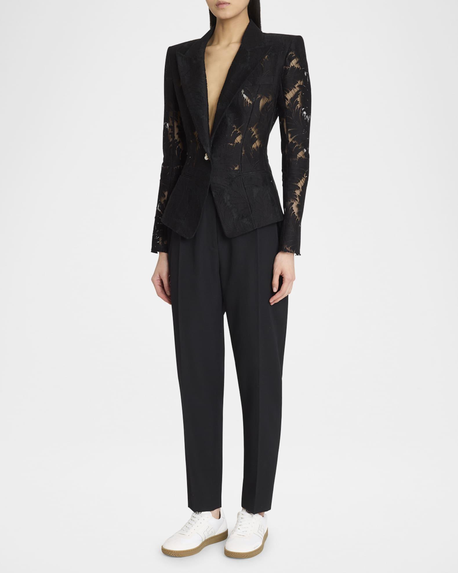 Swan Calf Suede Low-Top Sneakers Product Image