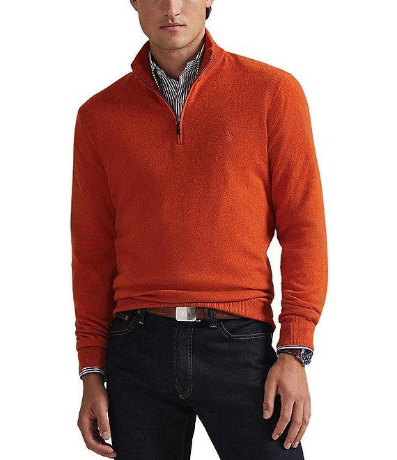Polo Ralph Lauren Wool Quarter-Zip Sweater Product Image