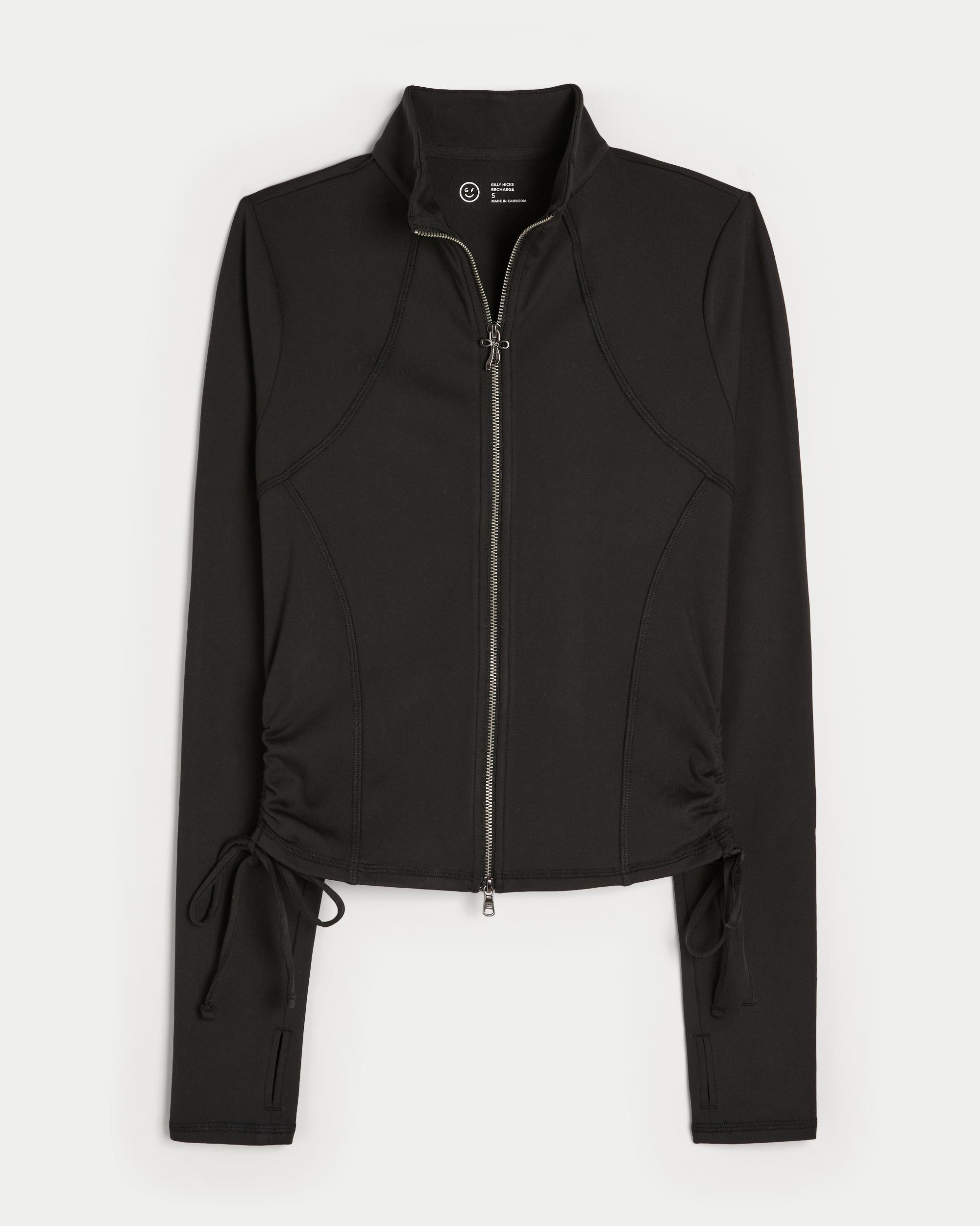 Gilly Hicks Active Recharge Side-Tie Zip-Up Jacket Product Image