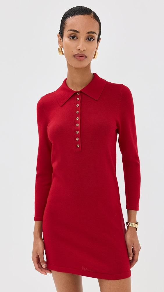 Reformation Luell Regenerative Merino Polo Mini Dress | Shopbop Product Image