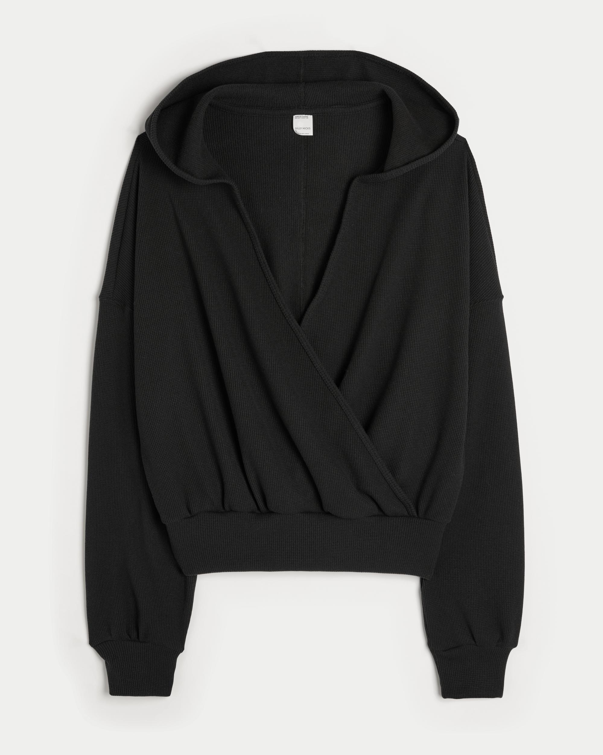 Gilly Hicks Cozy Waffle Wrap Hoodie Product Image