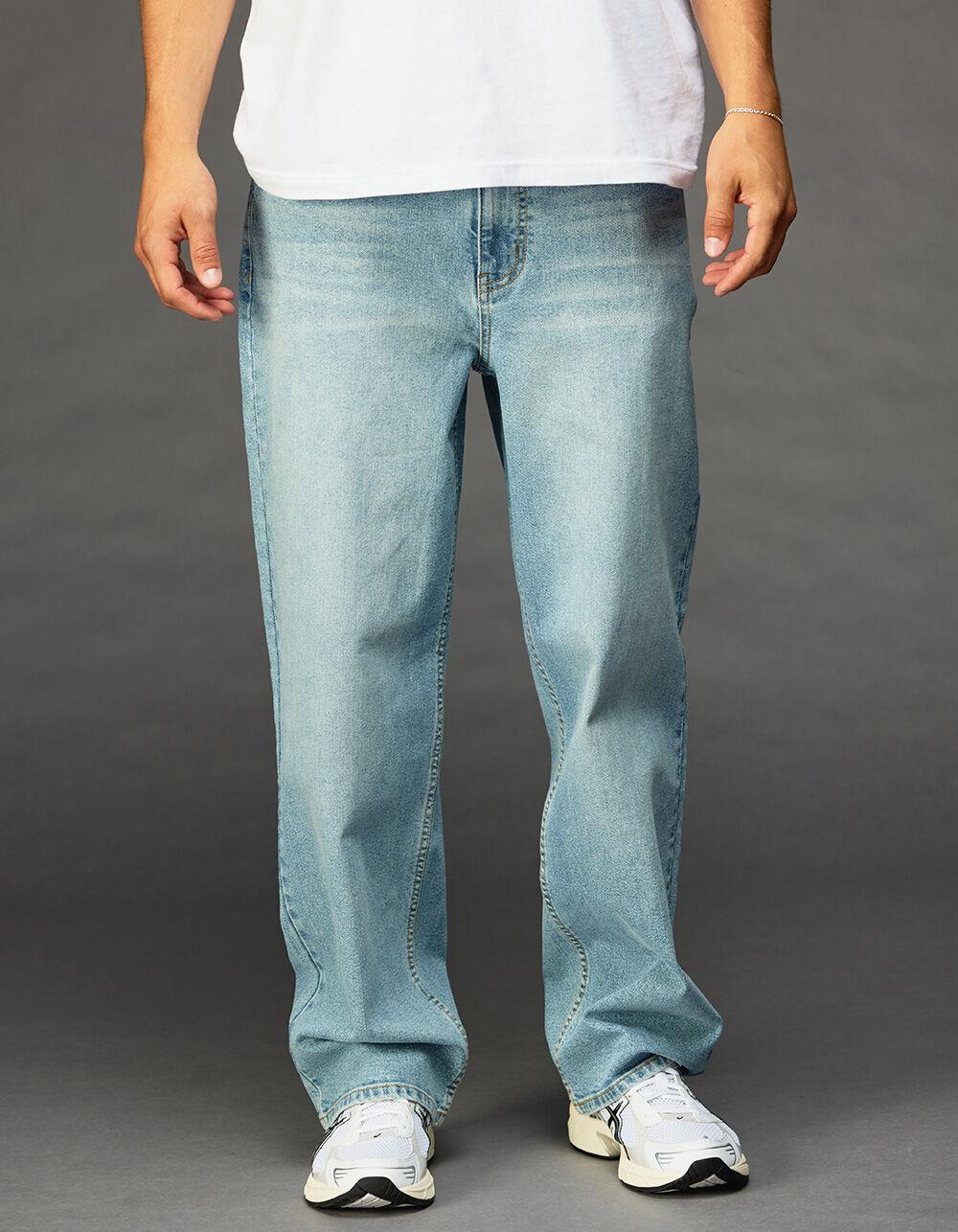 RSQ Mens Loose Fit Jeans - MEDIUM STONE Product Image
