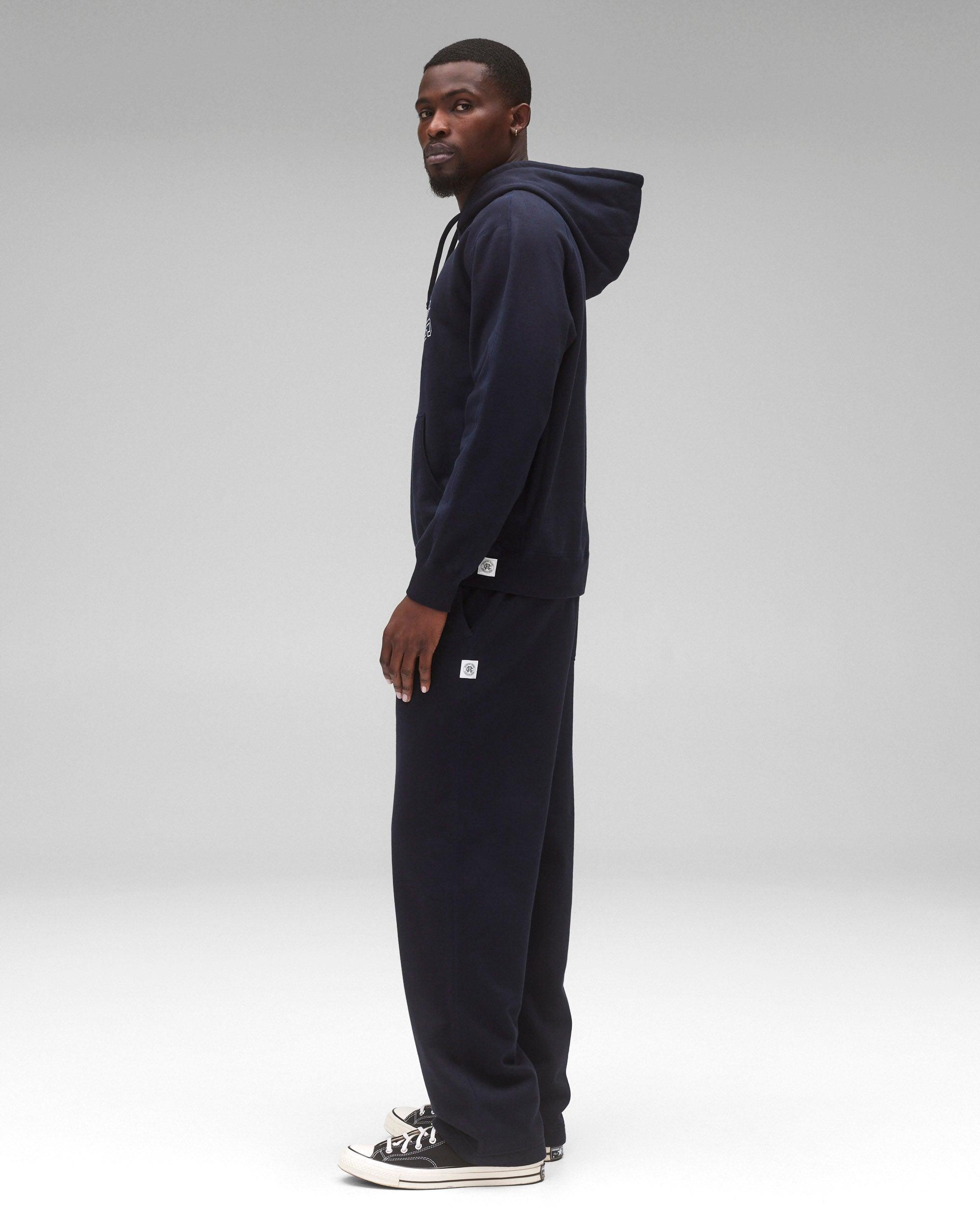 Midweight Terry Arch Logo Standard Hoodie Male Product Image