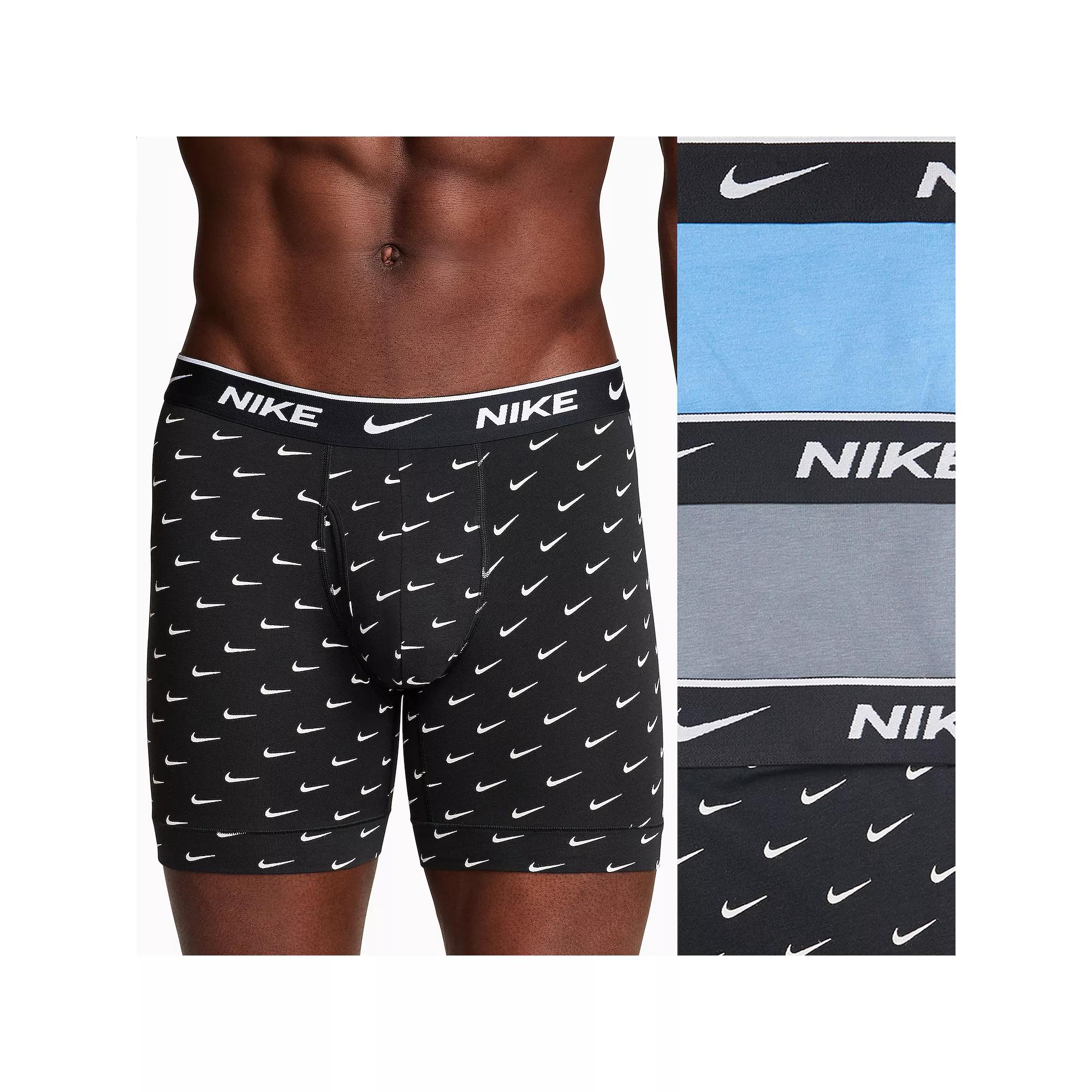 Nike Mens Stretch Cotton Boxer Briefs (3-Pack Product Image