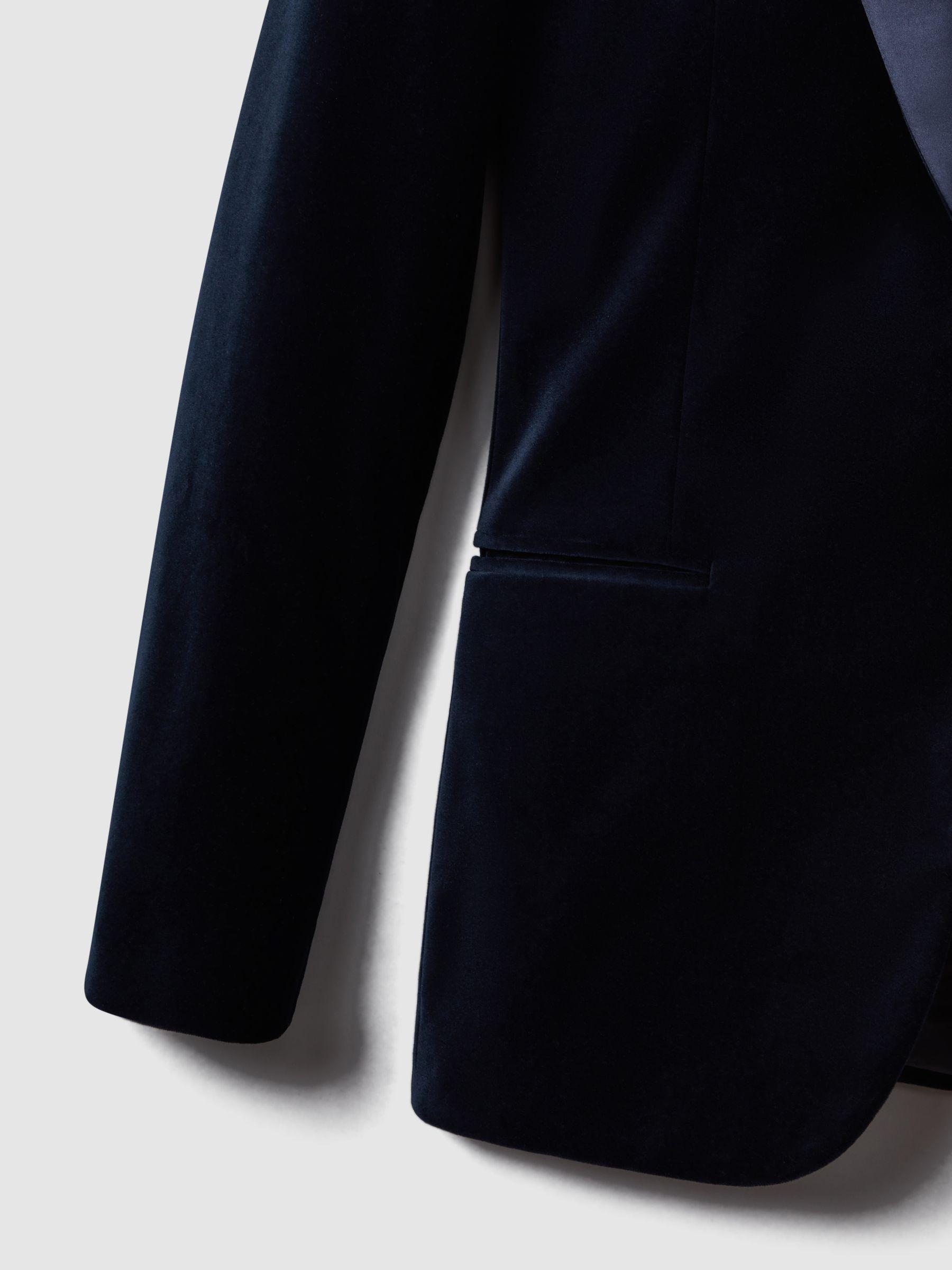 Single-Breasted Linen Suit Blazer Slim Fit in Rose Pink Product Image