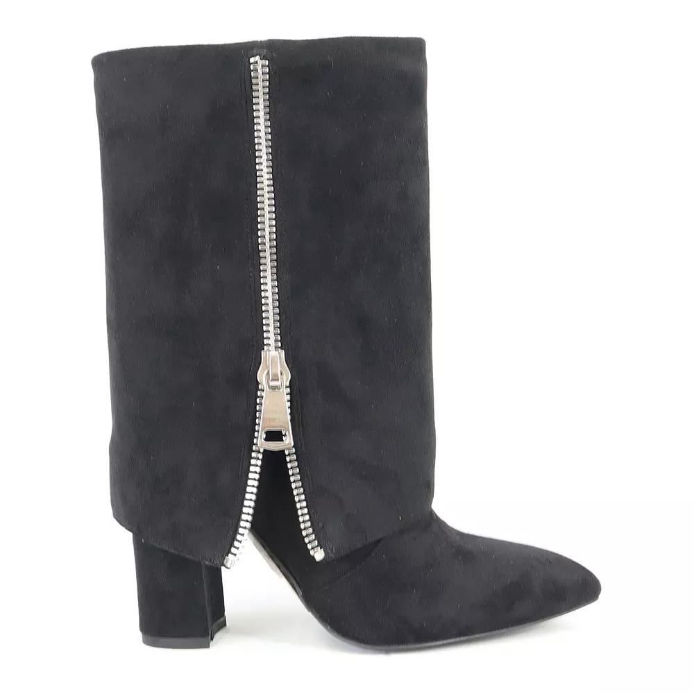 Yoki Vixxie Women's Fold Over BootsWith Zipper,  Product Image