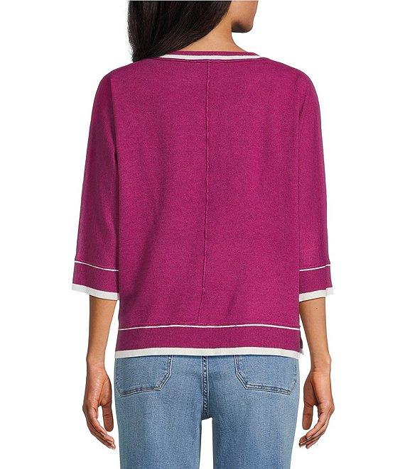 Westbound Heather Long Sleeve Crew Neck Sweater Product Image