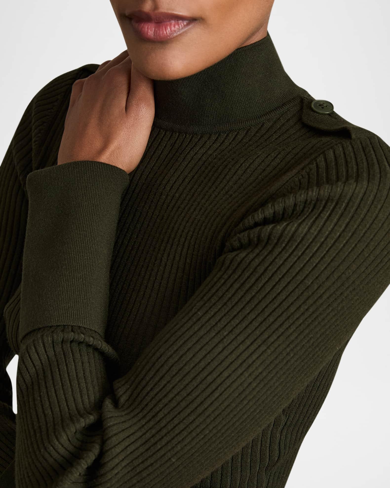 Vienne Ribbed Turtleneck Sweater Product Image