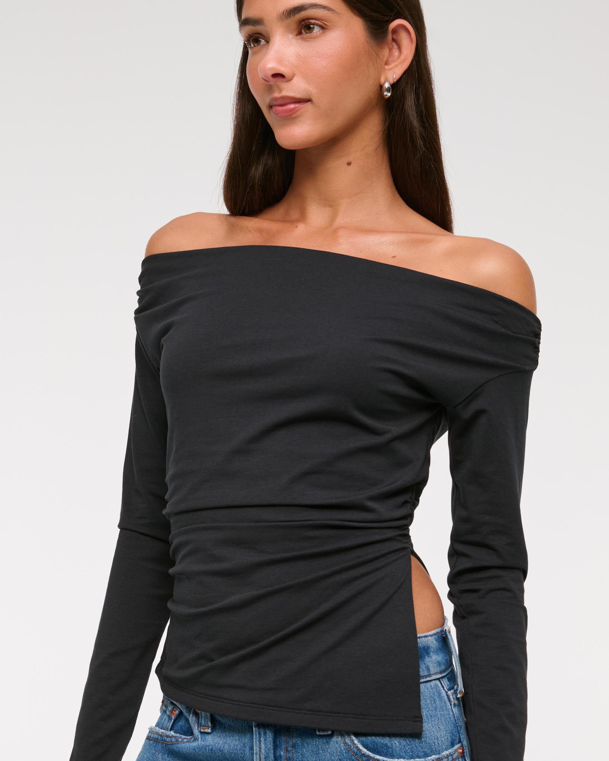 Off-The-Shoulder Draped Top Product Image