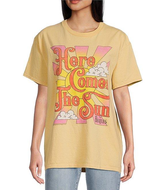 Junk Food Here Comes The Sun Graphic Crew Neck Short Sleeve T-Shirt Product Image