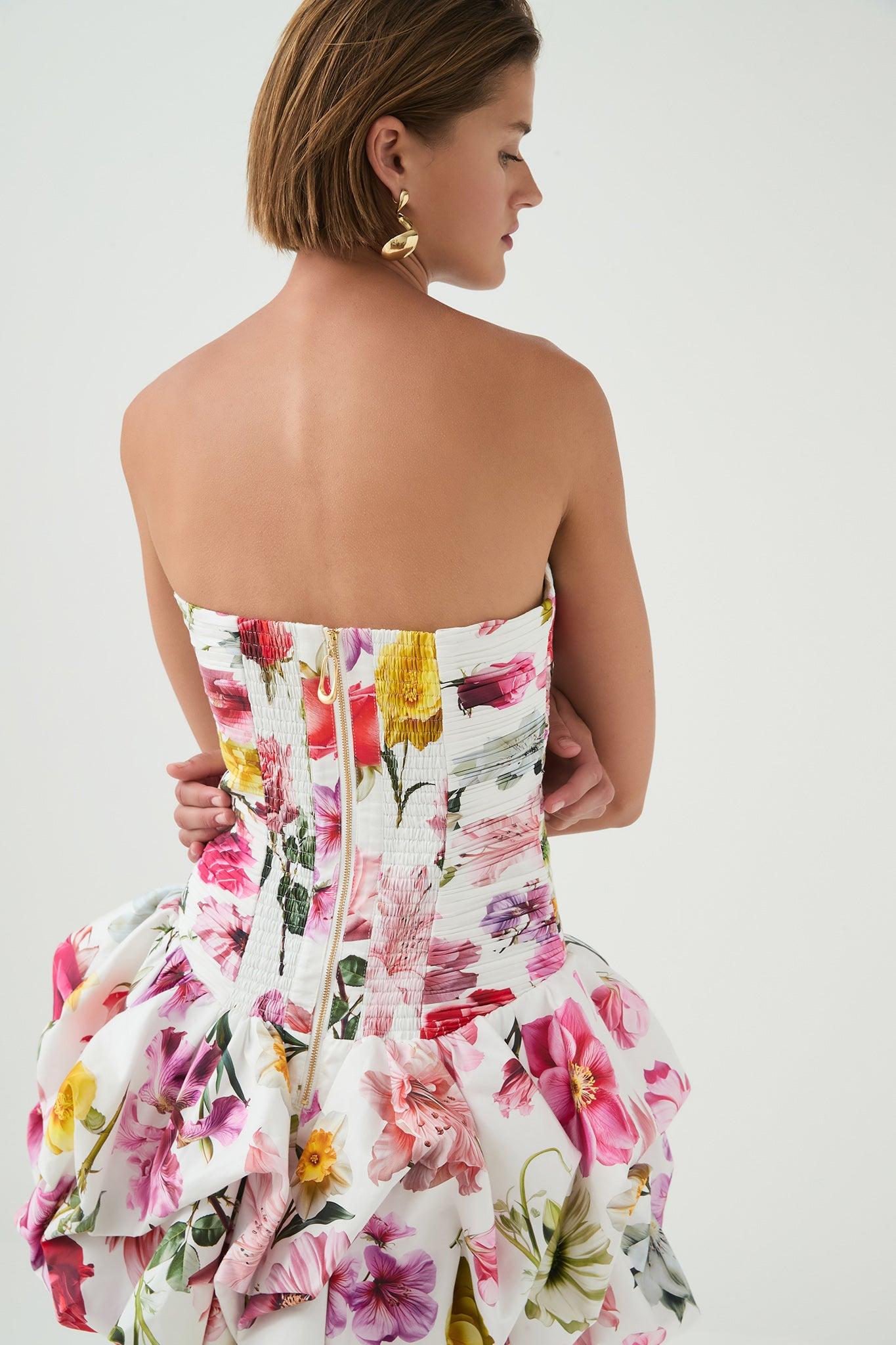 Violette Bubble Hem Mini Dress Product Image