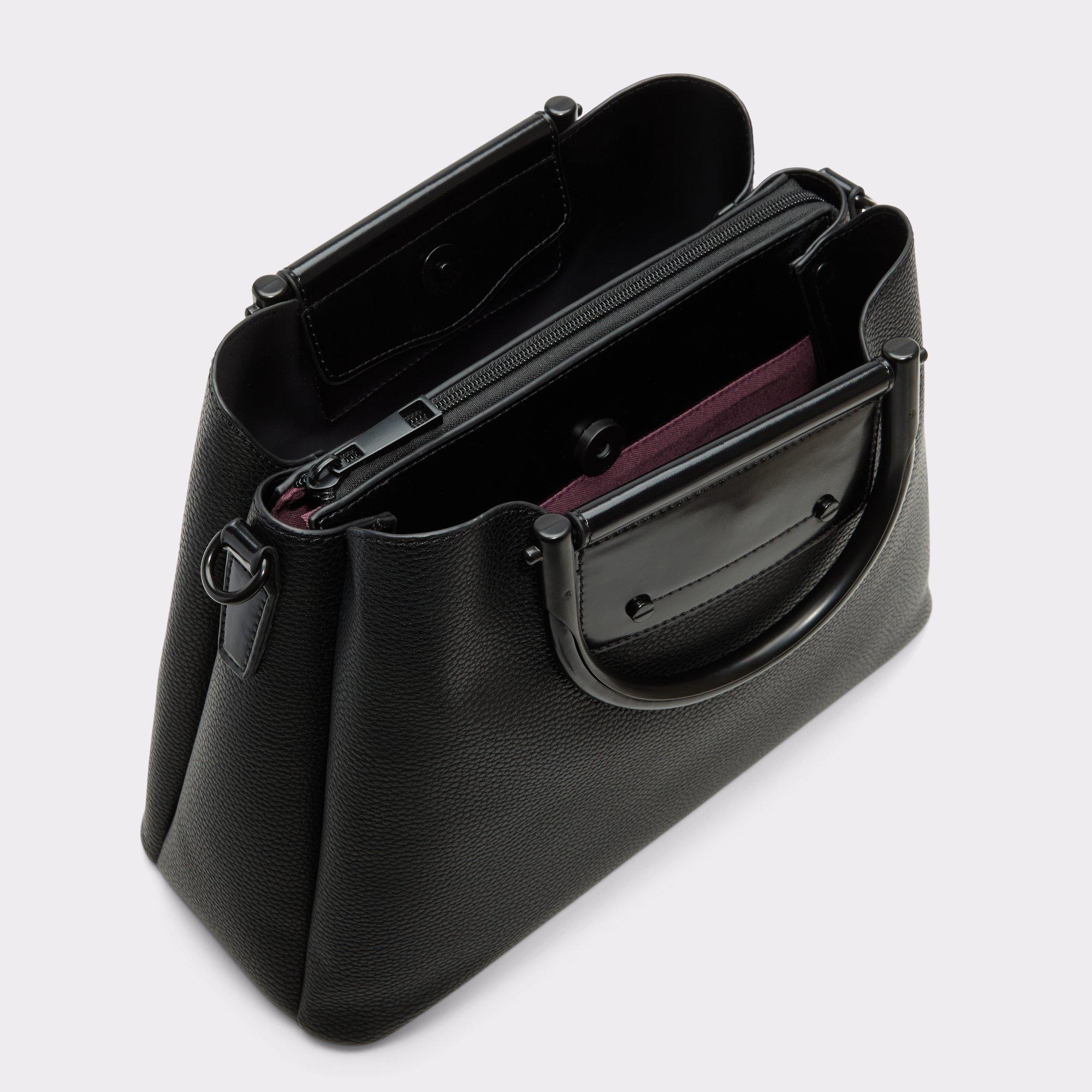 Sloanax Black/Black Women's Top Handle Bags | ALDO US Product Image