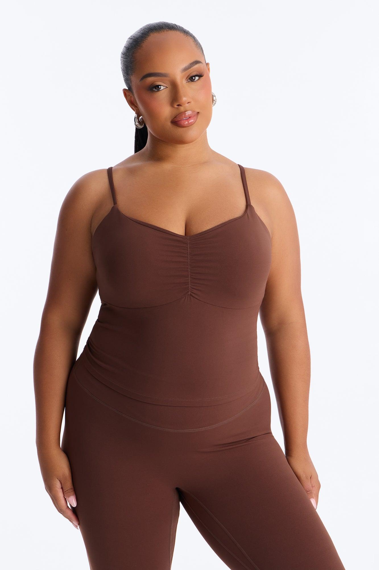 Natasha Active Legging Set - Chocolate Female Product Image