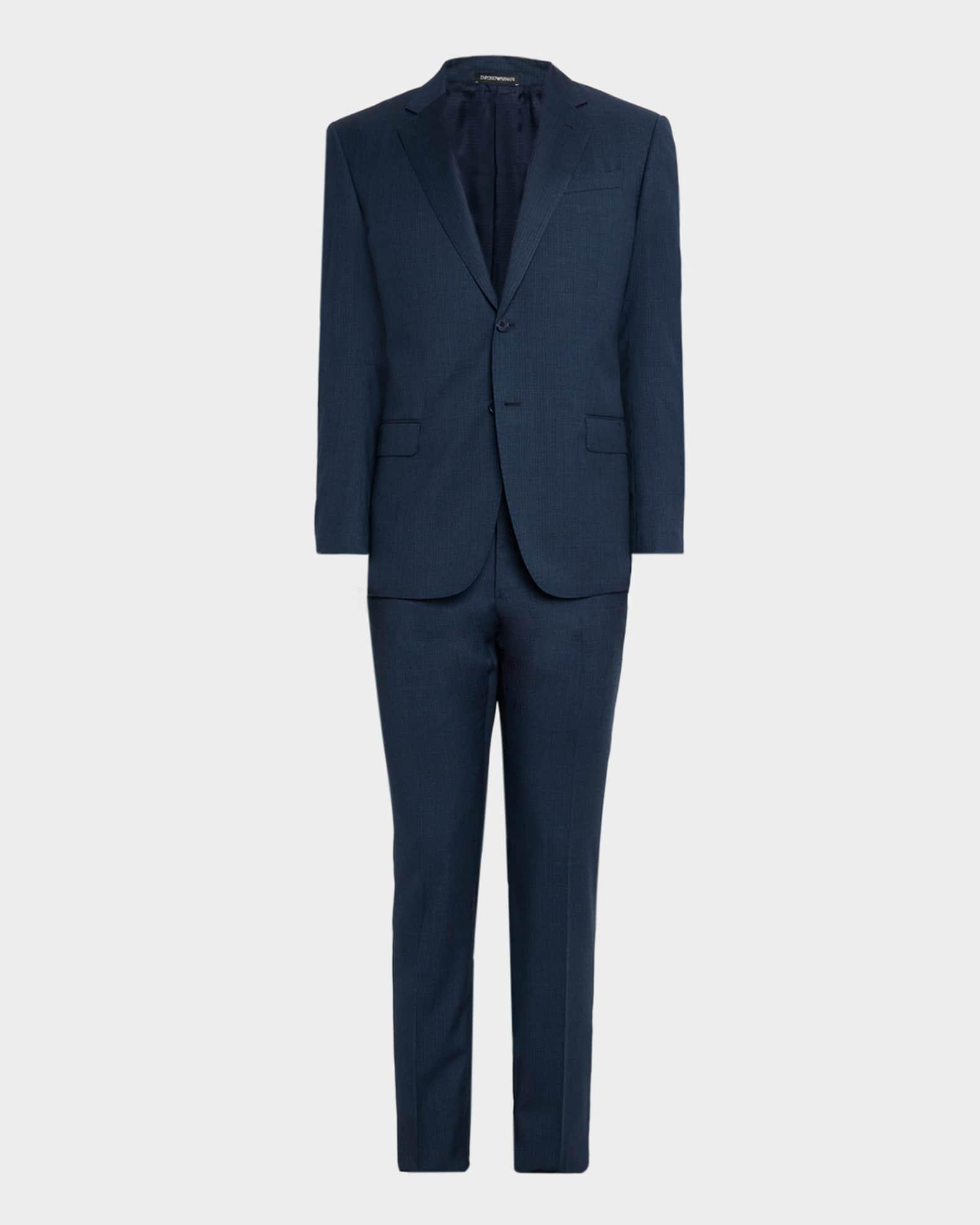 Men's Wool Micro-Houndstooth G Line Suit Product Image