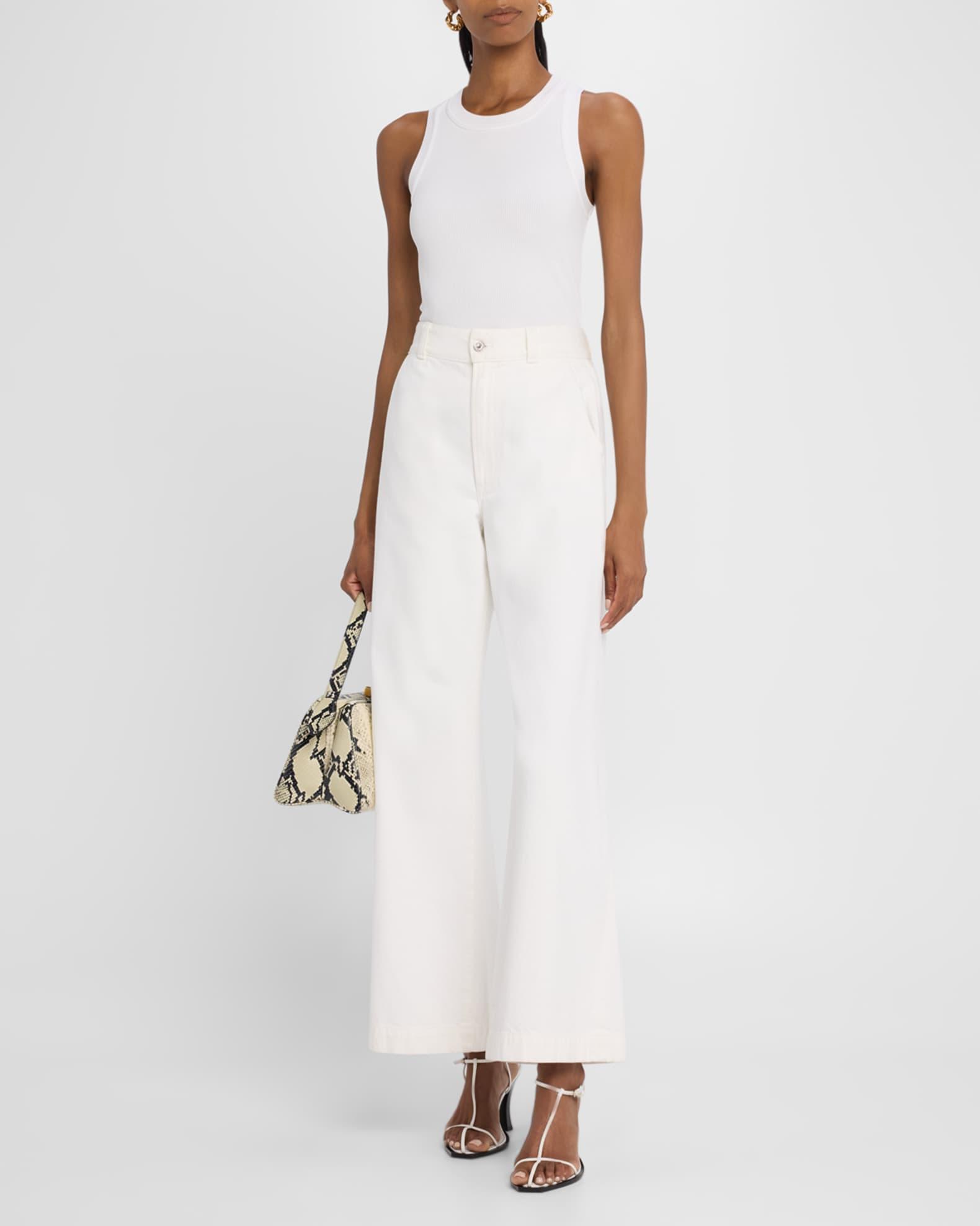 Isabel Crewneck Rib Knit Tank Product Image