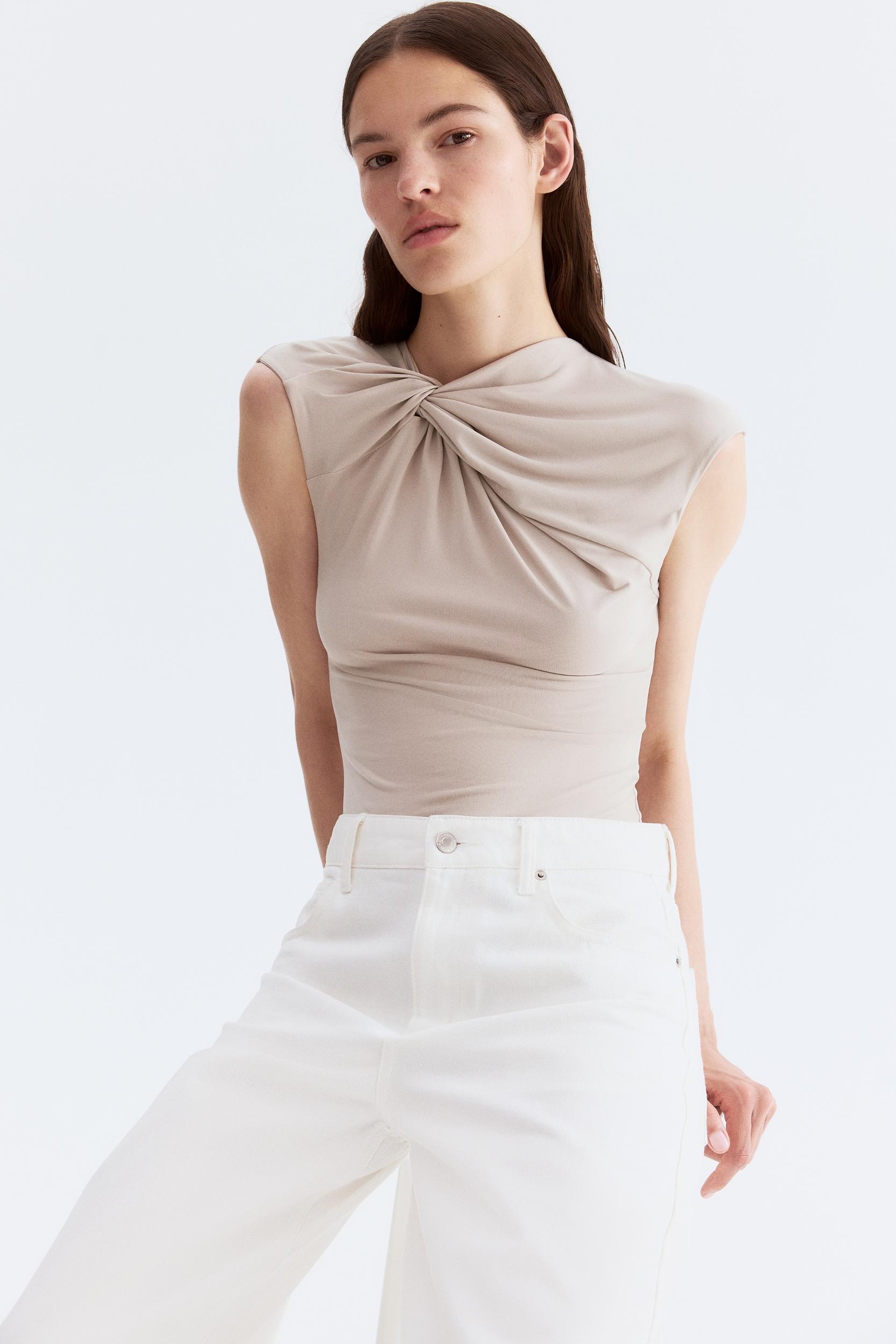 Twist-Detail Thong Bodysuit Product Image