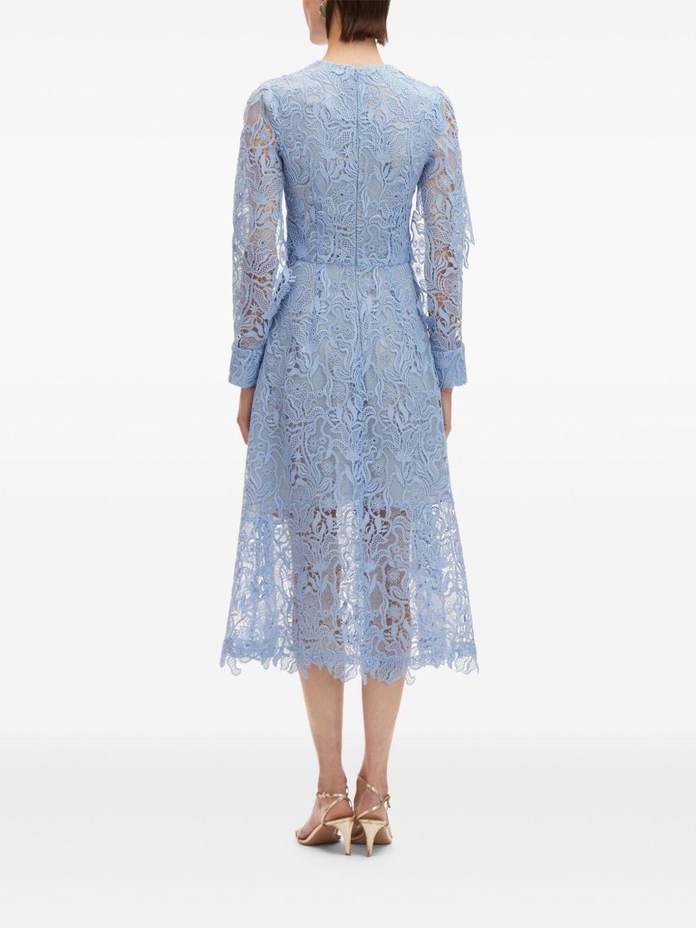 guipure-lace midi dress Product Image
