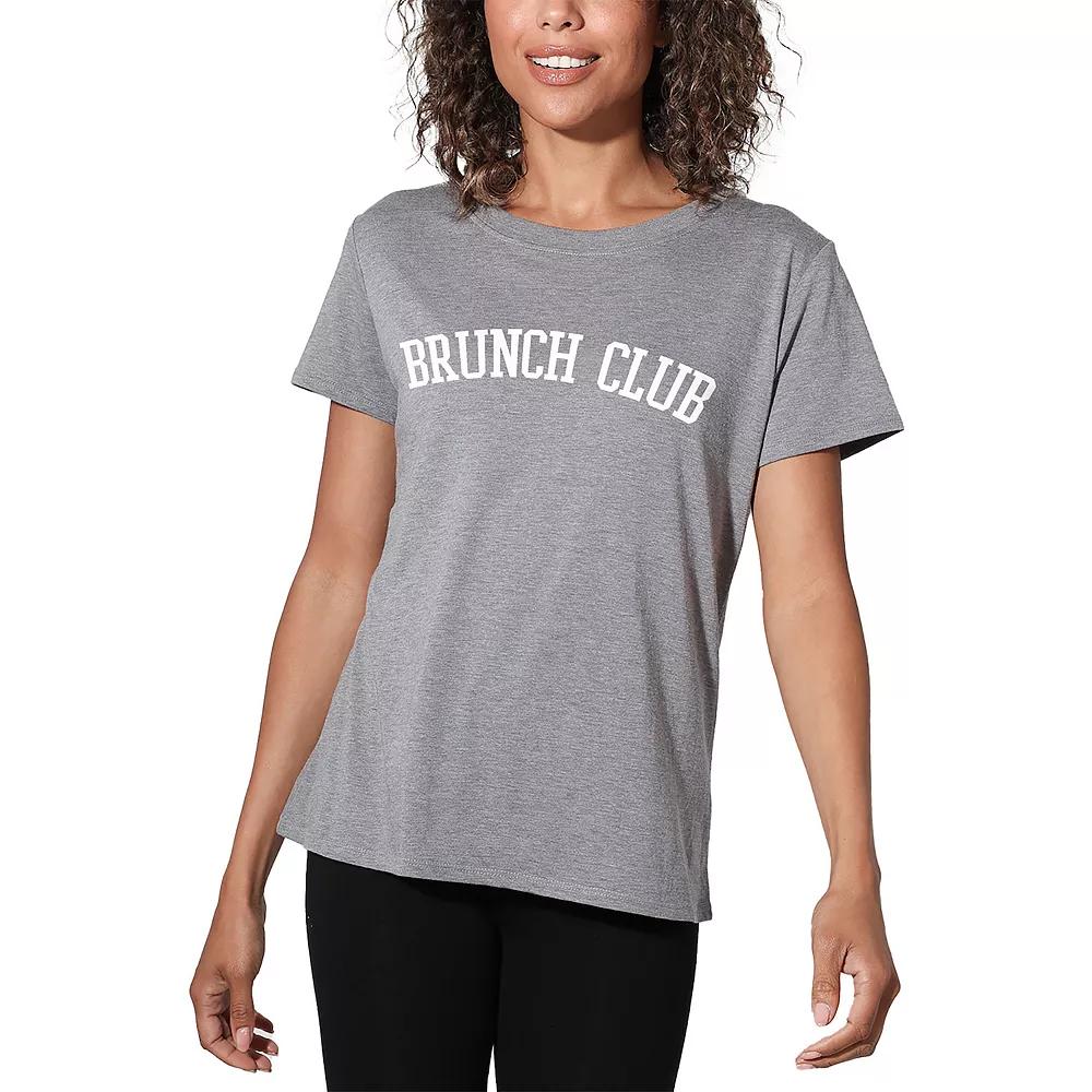 Juniors' Suburban Riot Brunch Club Loose Graphic Tee, Girl's,  Product Image