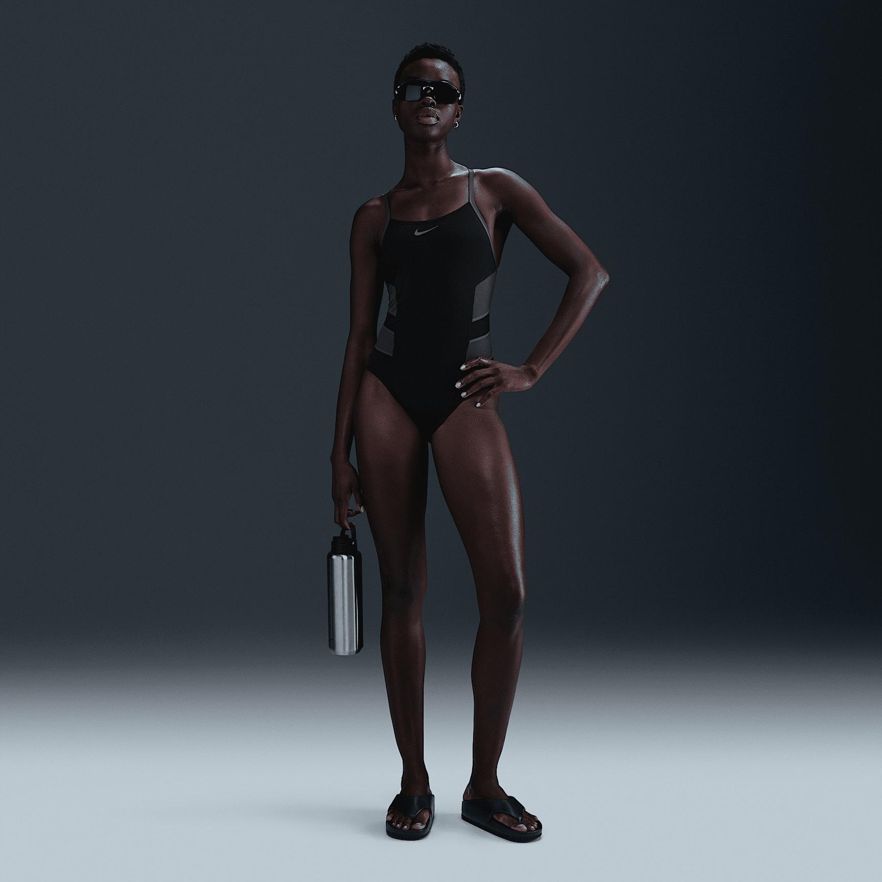 Nike Womens Swim HydraStrong Racerback One-Piece | NESSF026-001 Product Image