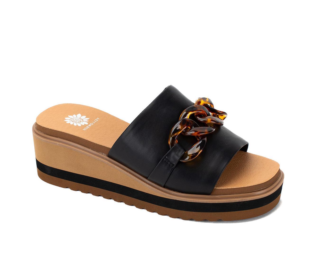 Women's Yellow Box Alora Wedge Sandals Product Image