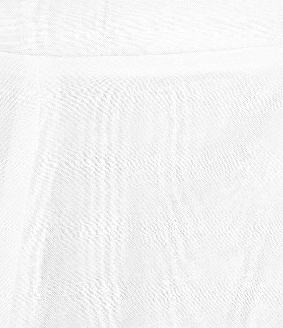 Kasper Linen Blend Straight Leg Pants Product Image