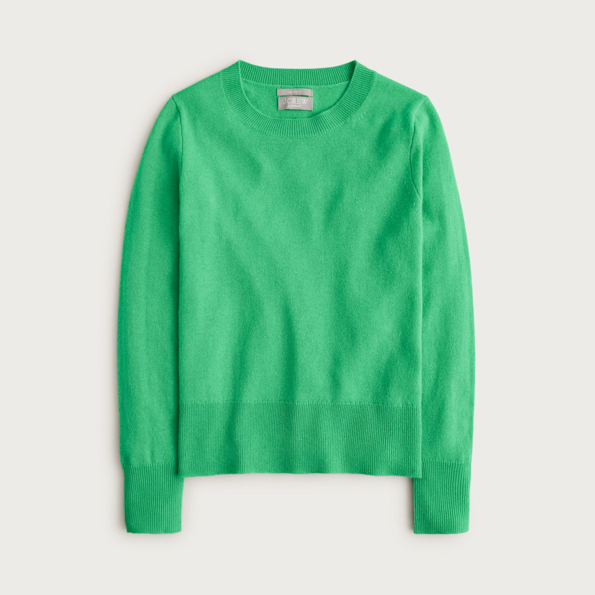 Cashmere classic-fit crewneck sweater Product Image