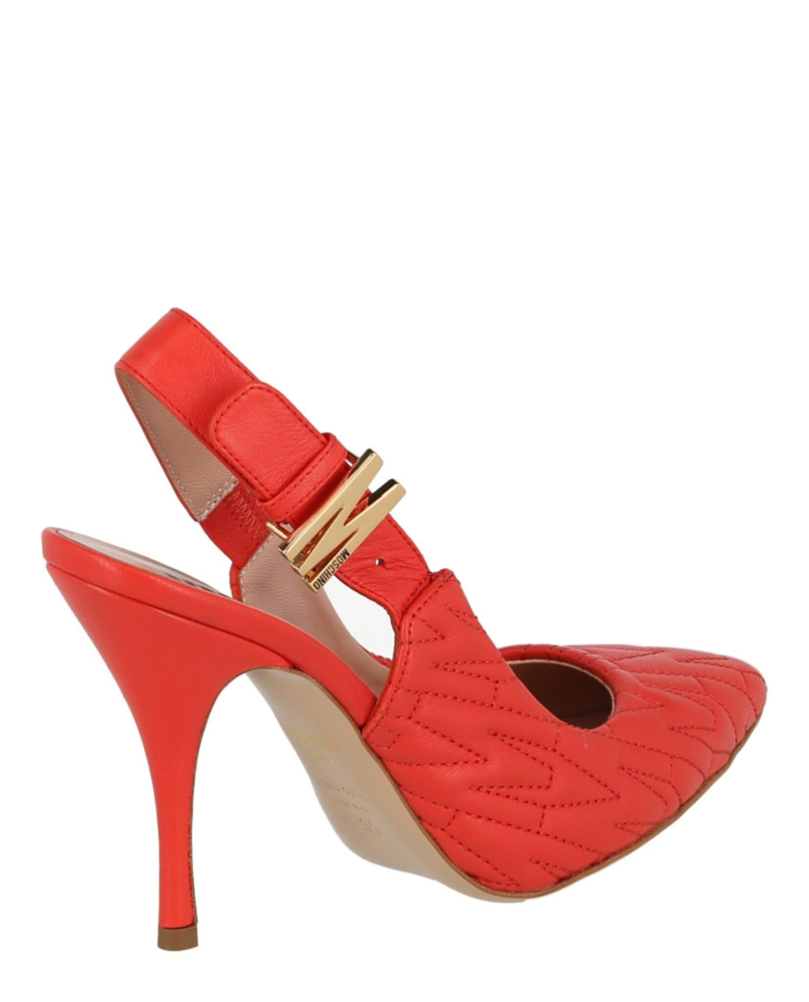 Moschino M-Quilted Slingback Pumps Female Product Image