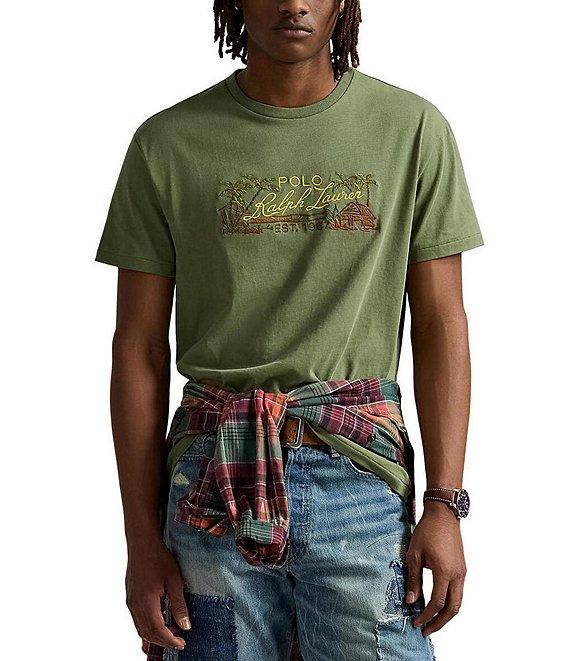 Polo Ralph Lauren Classic Fit Embroidered Jersey Short Sleeve T-Shirt Product Image