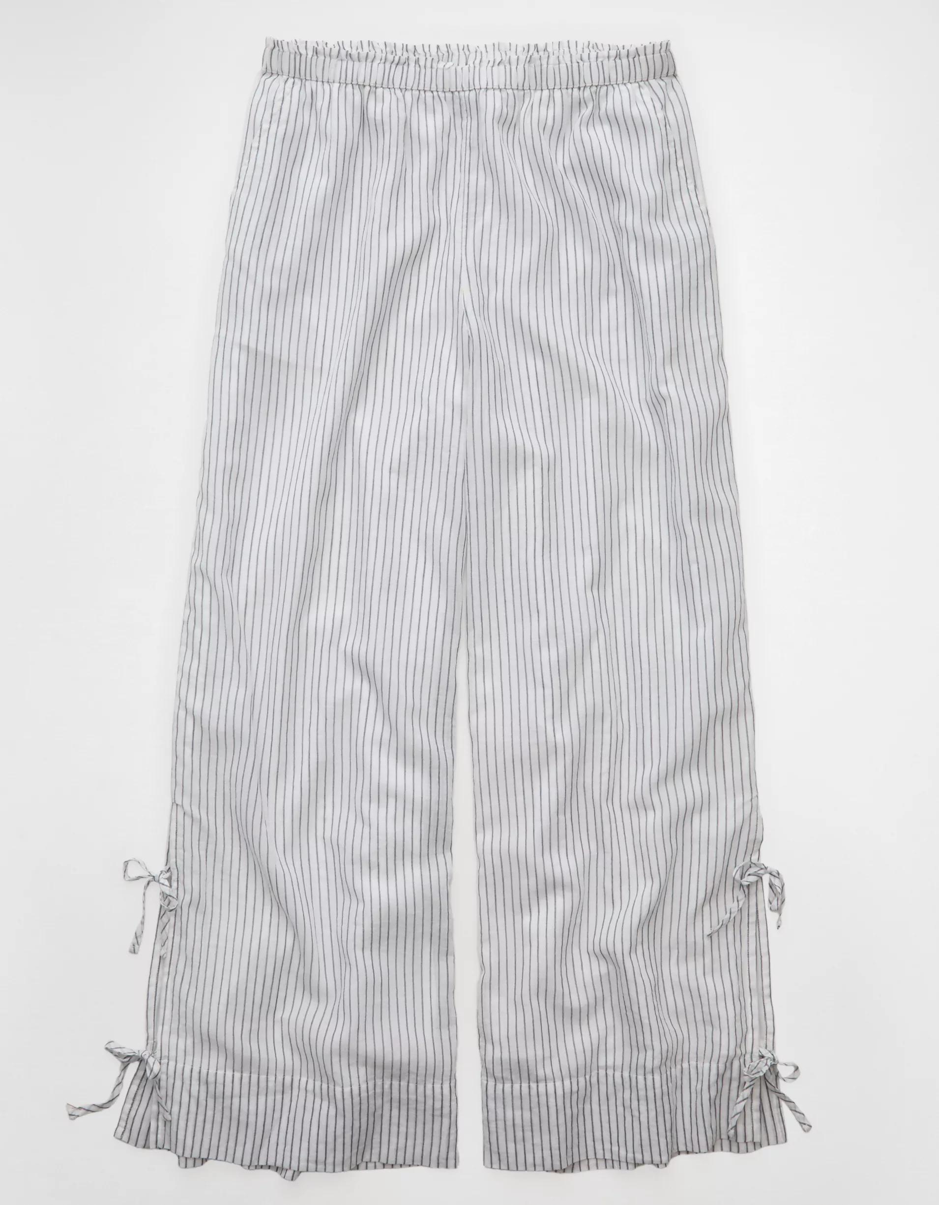 AE Stretch High-Waisted Tie Side Pull-On Pant Product Image