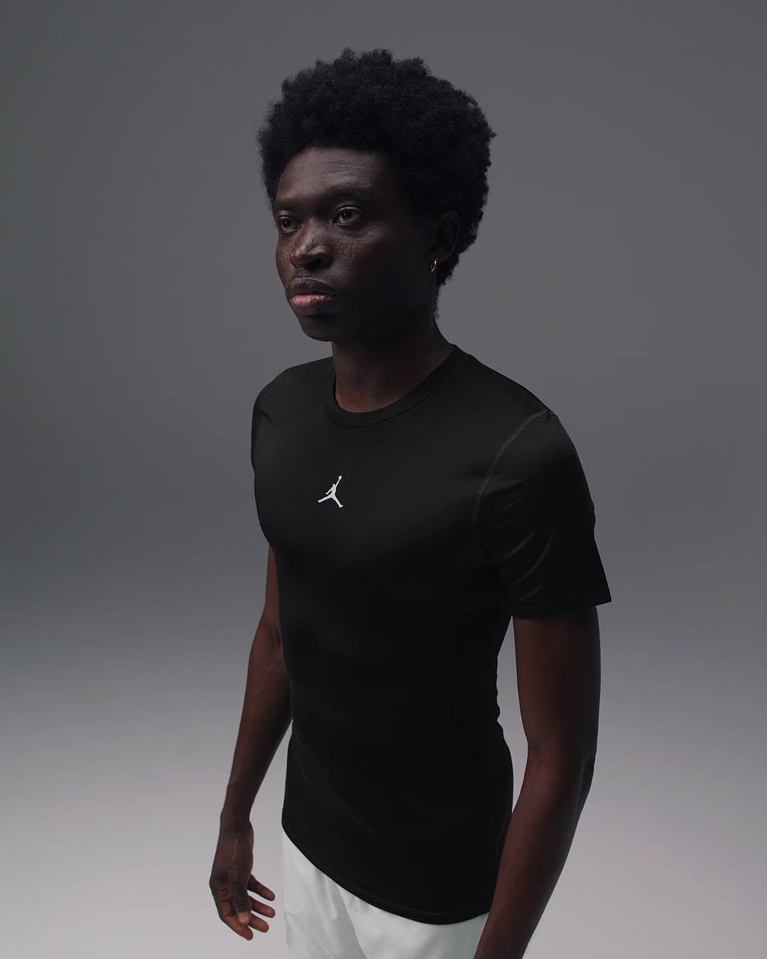 Mens Jordan Sport Dri-FIT Short-Sleeve Base Layer Top | HV4099-010 Product Image