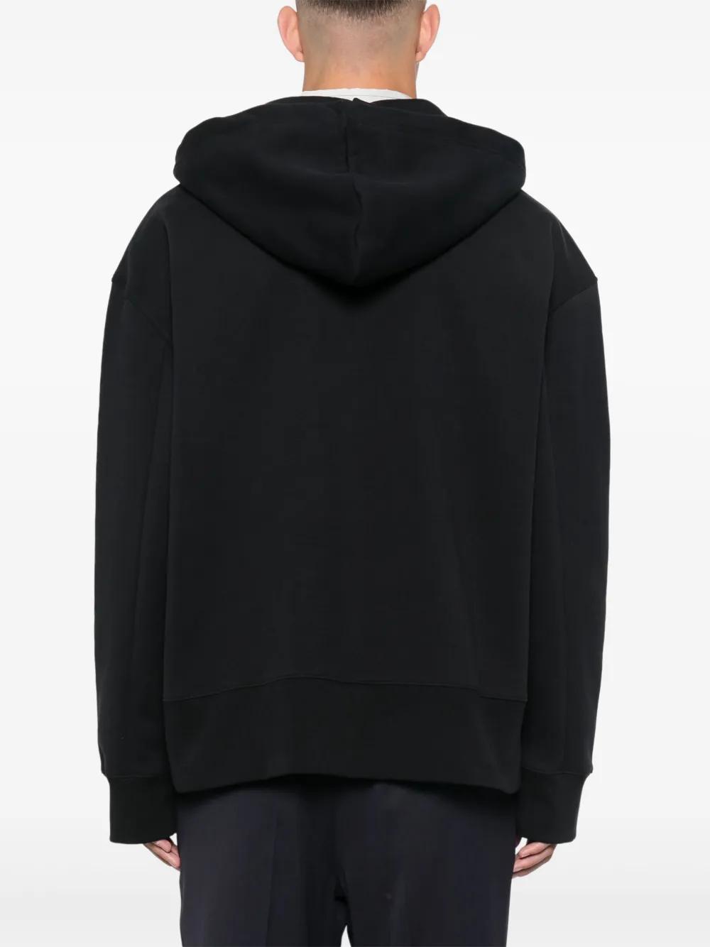 logo-print zip-up hoodie Product Image
